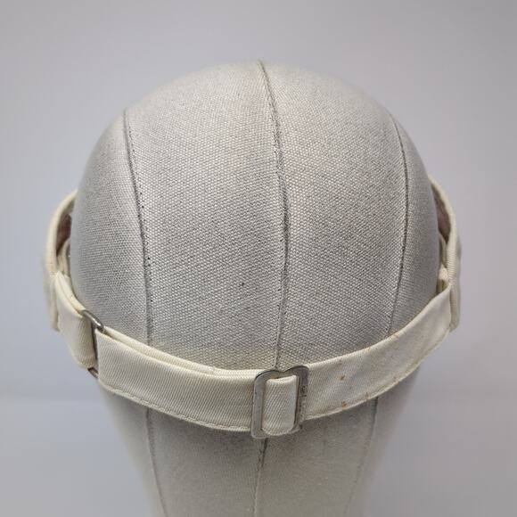 Farmland Sun Visor Cap Beige One Size Adjustable Embroidered K-Brand - Picture 6 of 9